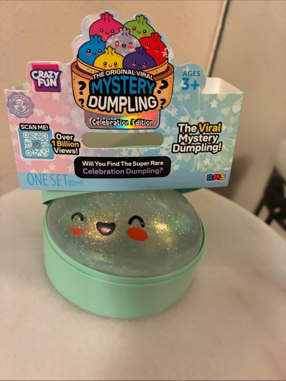 RARE!! RMS Mystery Dumpling Celebration Edition Cute Glitter Dumpling RARE!